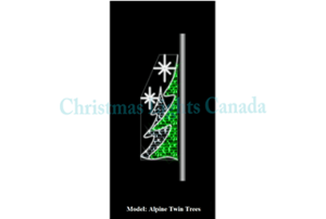 ALPINE TWIN TREES - STREET POLE DISPLAY