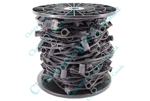 C9 and G30 - SOCKET CABLE -1000 ft , BLACK -12″ SPACING – CSA/CUL Certified