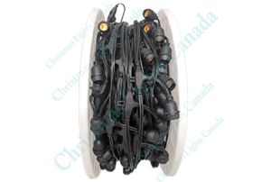 Patio Light Socket Cable - 330 ft Reel - 2ft Spacing
