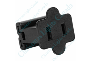 FEMALE / INLINE PLUG - C9/G30–BLACK–1 PC