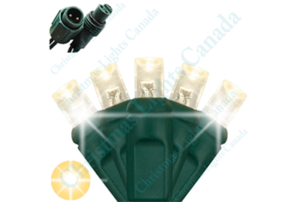 COAXIAL 5mm - WARM WHITE - SOFT TWINKLE - WATERPROOF STRAND – PRO SERIES