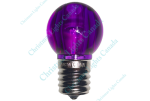 G30 - AMETHYST PURPLE (SOLID) - LED BULB – Commercial Grade Led Christmas Lights
