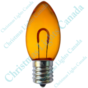 Lumina Vintage™ – C9 U-Filament Bulbs - Amber Orange