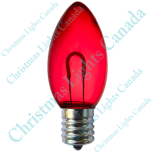 Lumina Vintage™ – C9 U-Filament Bulbs - Ruby Red
