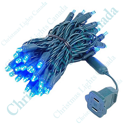 5mm LED Mini Light – BLUE – 50L – 17ft Strand (per strand)