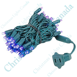 5mm LED Mini Light – PURPLE – 50L – 17ft Strand (per strand)